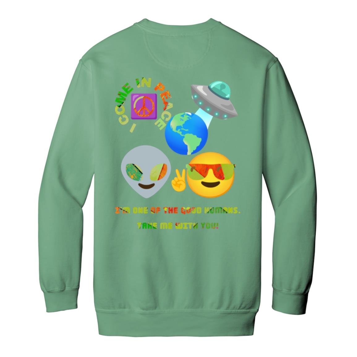 Gavin Scott I COME IN PEACE Sweatshirt (Masc