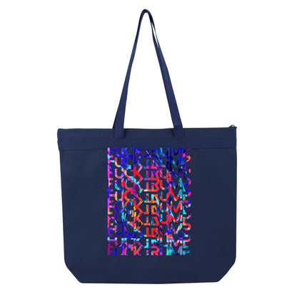 Gavin Scott FUCKTRUMP Double Sided Liberty Bags Melody Large Tote