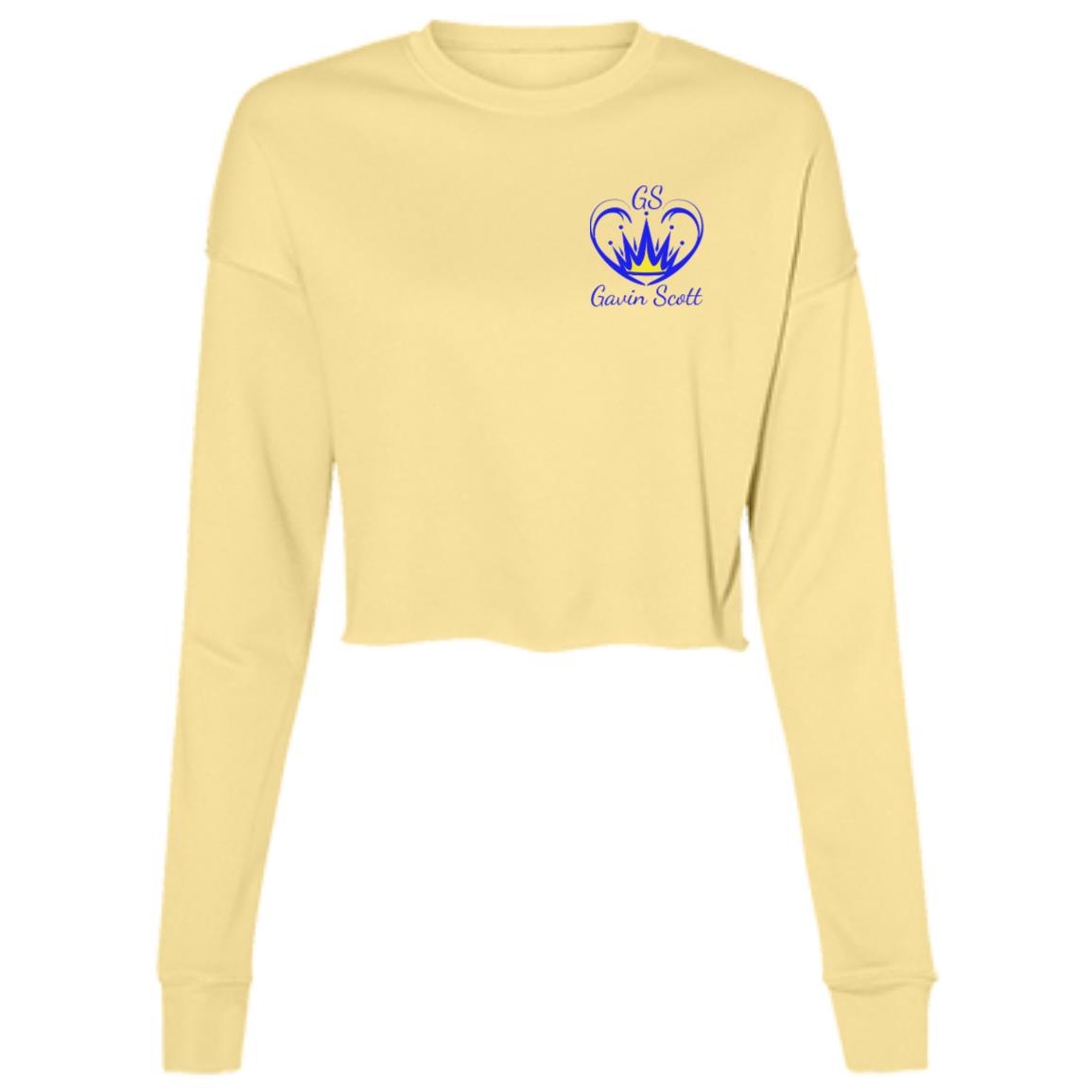 Gavin Scott "ONE NATION..." Cropped Fleece Crew (Femme S-2XL)