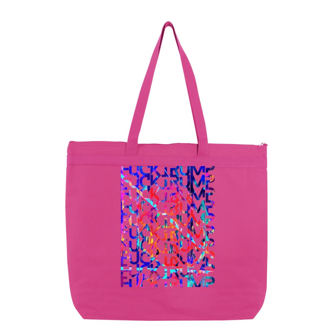 Gavin Scott FUCK TRUMP Double Sided Liberty Bags Melody Large Tote