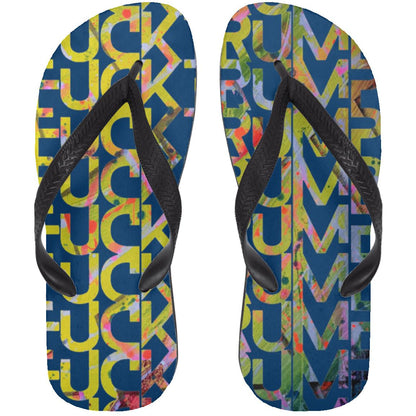 Gavin Scott FUCKTRUMP Adult Flip Flops