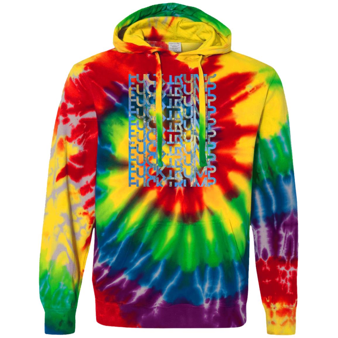 Gavin Scott FUCK TRUMP Tie-Dyed Pullover Hoodie (Genderless S-3XL)