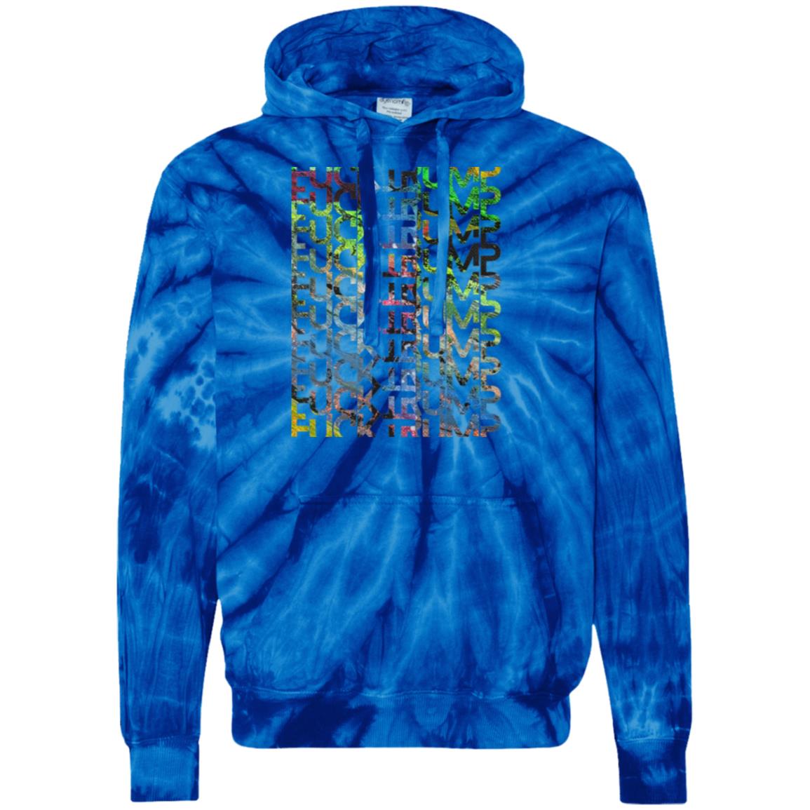 Gavin Scott FUCK TRUMP Tie-Dyed Pullover Hoodie (Genderless S-3XL)