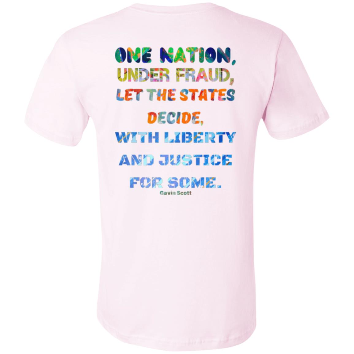 Gavin Scott "ONE NATION..." Jersey Short-Sleeve Tee (Genderless XS-4XL)