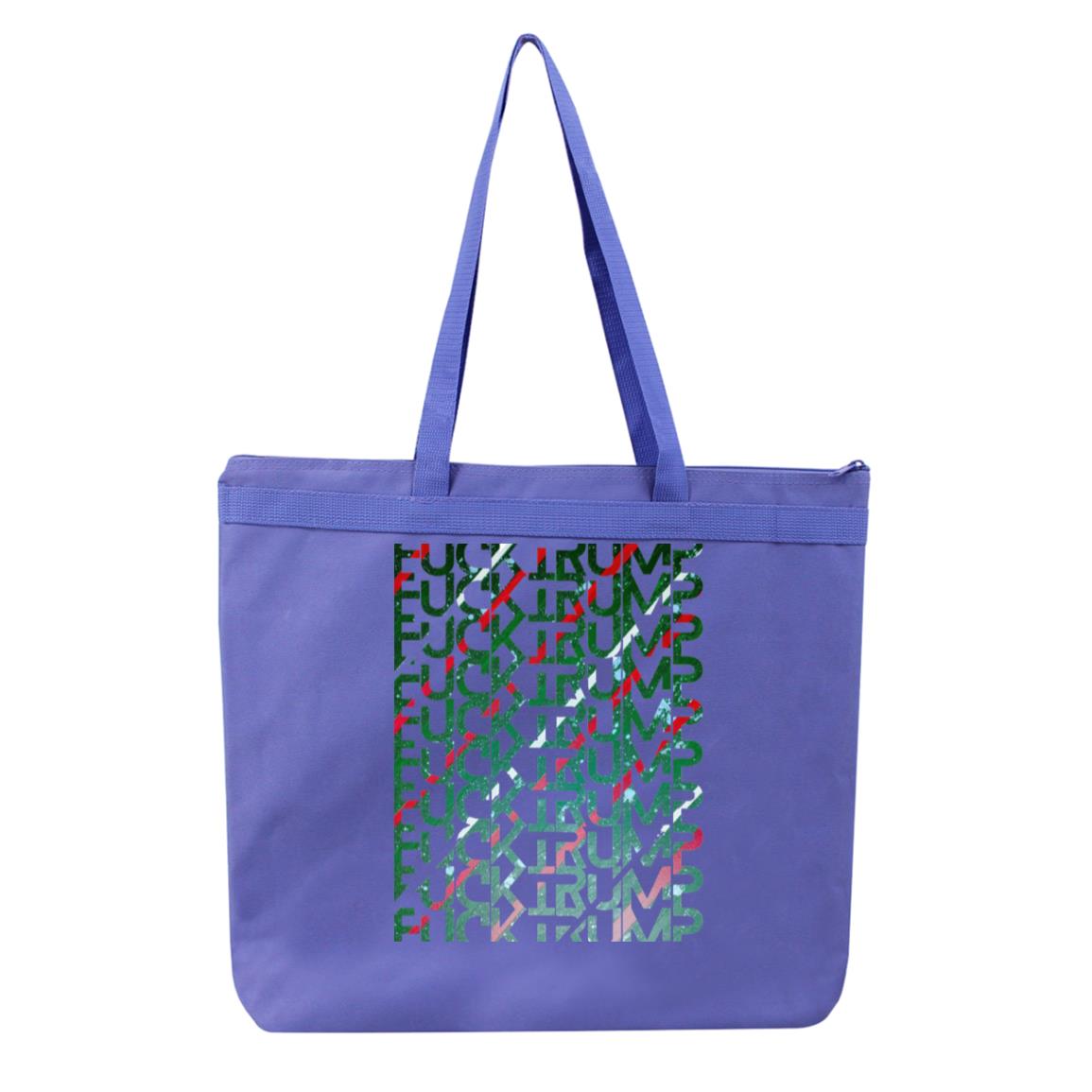 Gavin Scott FUCK TRUMP Double Sided Liberty Bags Melody Large Tote