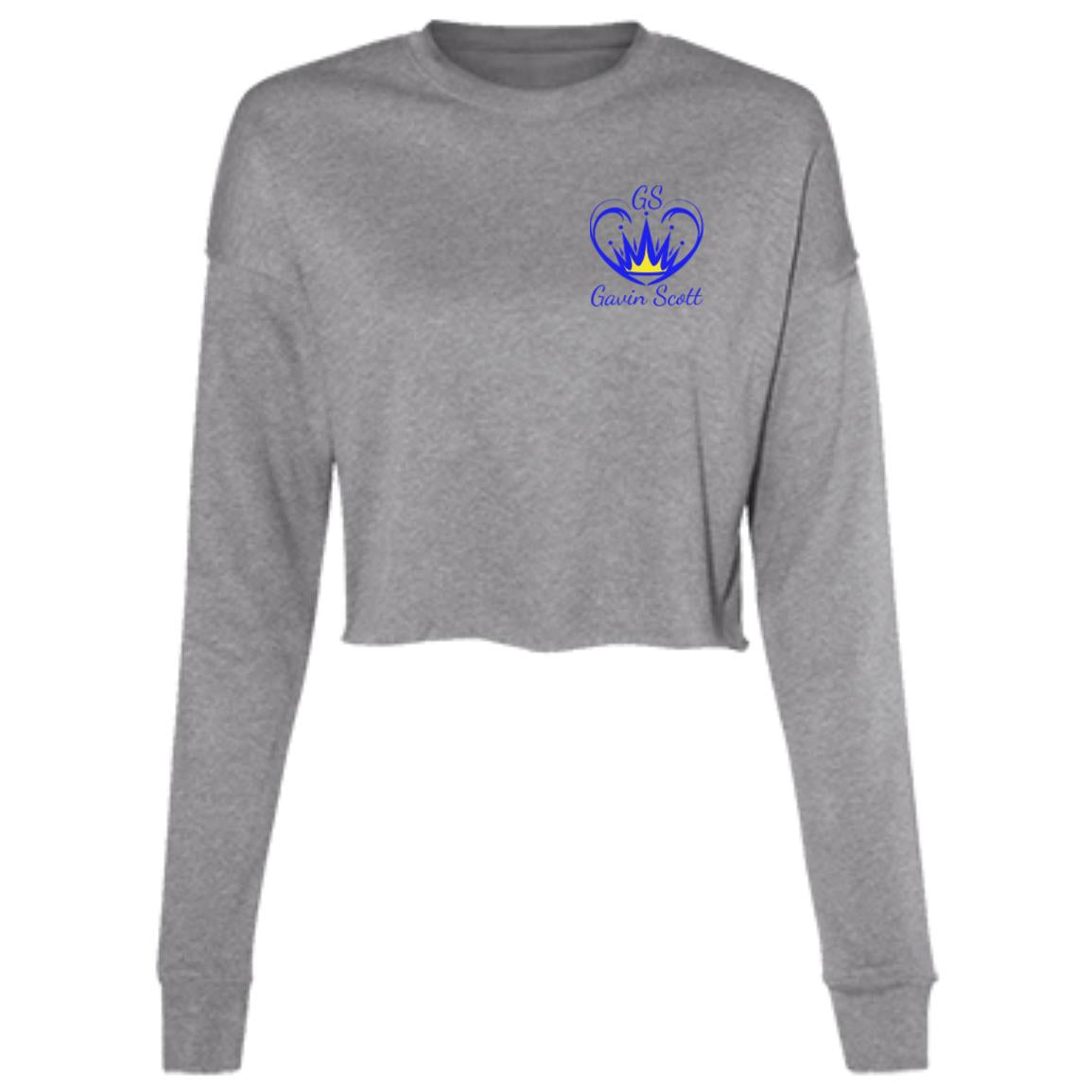 Gavin Scott "ONE NATION..." Cropped Fleece Crew (Femme S-2XL)