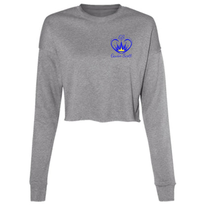 Gavin Scott "ONE NATION..." Cropped Fleece Crew (Femme S-2XL)