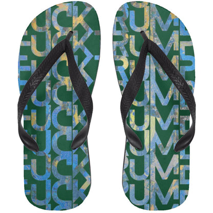 Gavin Scott FUCKTRUMP Adult Flip Flops