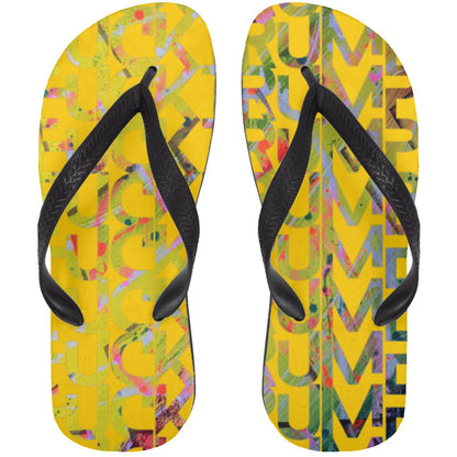 Gavin Scott FUCKTRUMP Adult Flip Flops