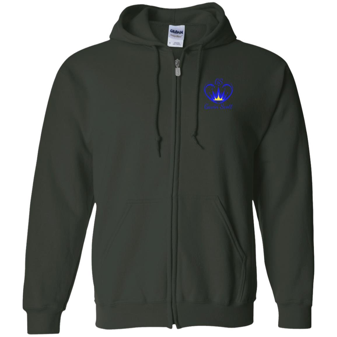 Gavin Scott "ONE NATION..." Zip Up Hooded Sweatshirt (Genderless S-5XL)