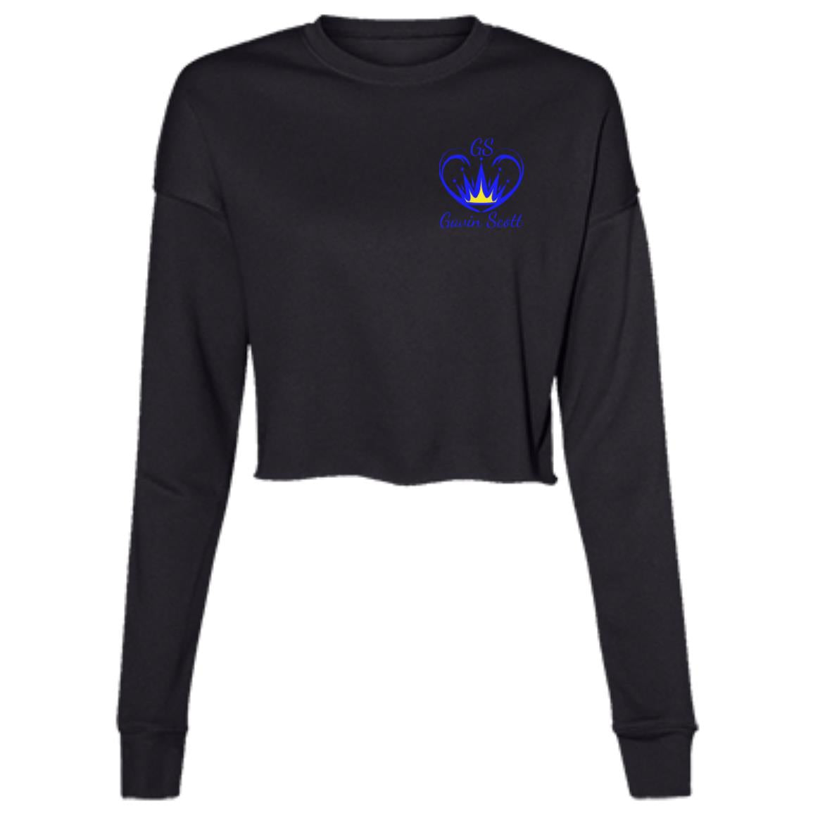 Gavin Scott "ONE NATION..." Cropped Fleece Crew (Femme S-2XL)