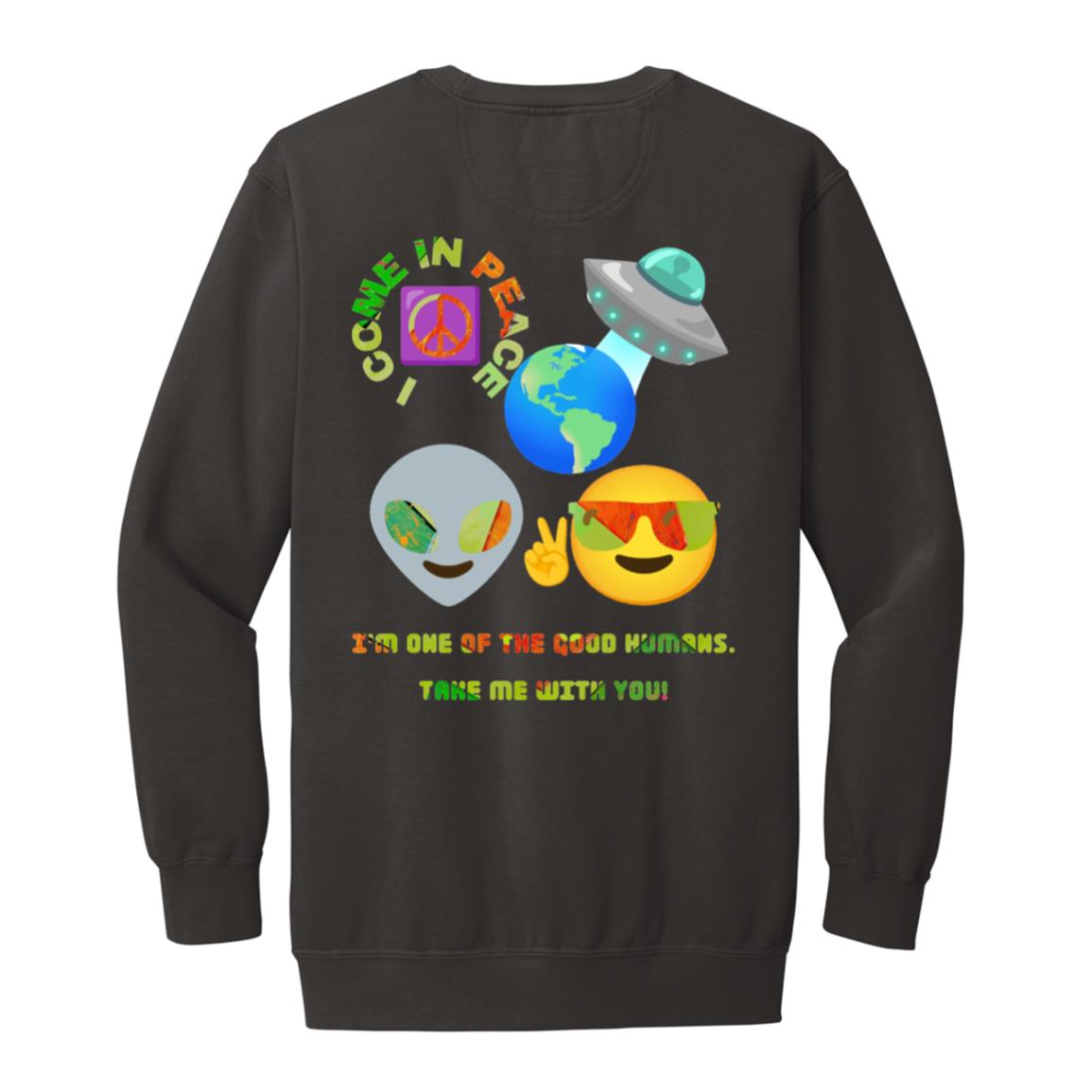 Gavin Scott I COME IN PEACE Sweatshirt (Masc