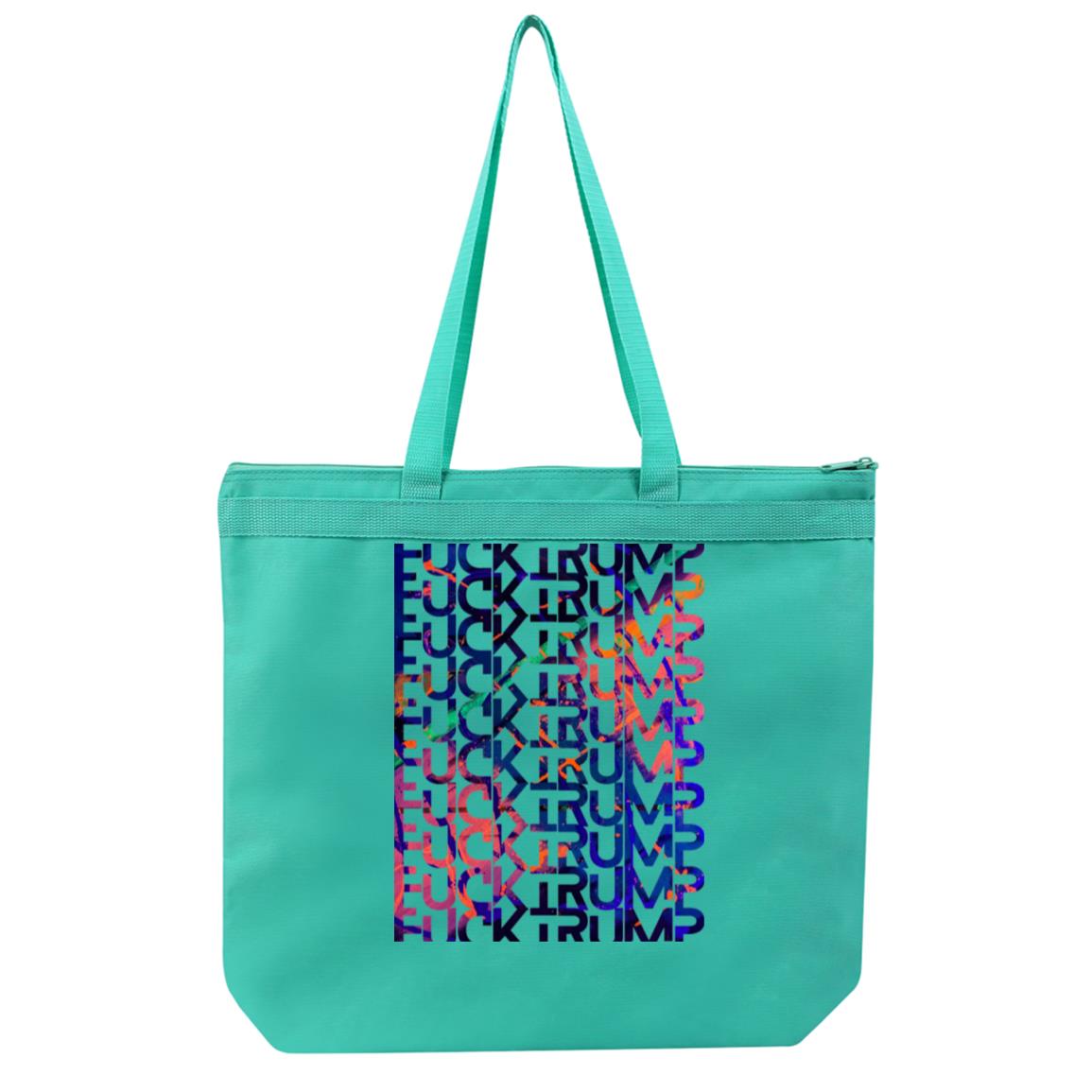 Gavin Scott FUCK TRUMP Double Sided Liberty Bags Melody Large Tote