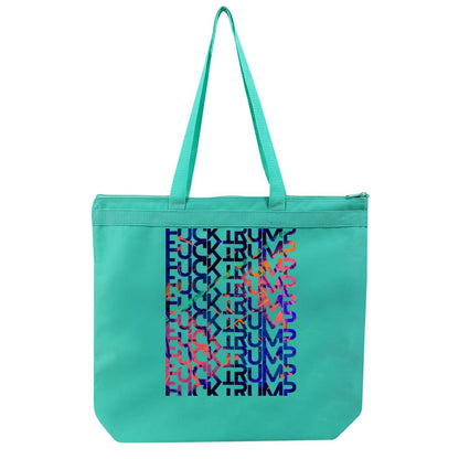 Gavin Scott FUCKTRUMP Double Sided Liberty Bags Melody Large Tote