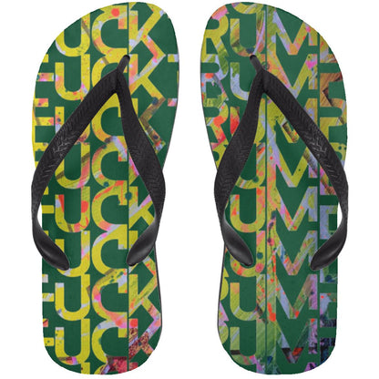 Gavin Scott FUCKTRUMP Adult Flip Flops