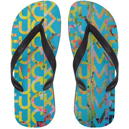 Gavin Scott FUCKTRUMP Adult Flip Flops