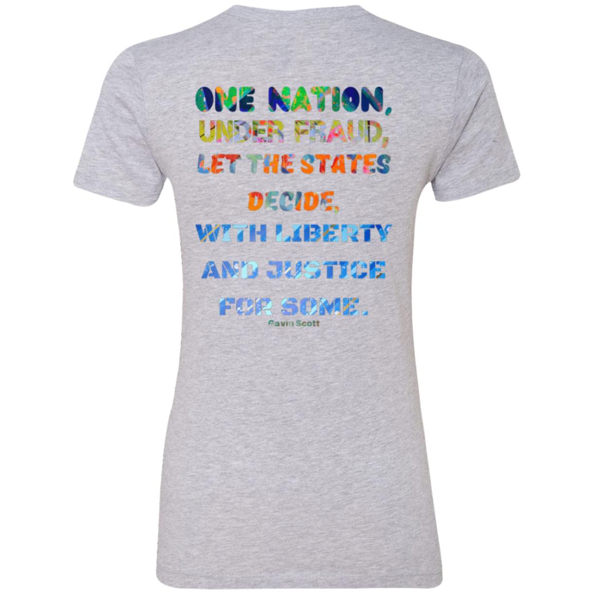 Gavin Scott "ONE NATION..." Boyfriend Tee (Femme XS-3XL)