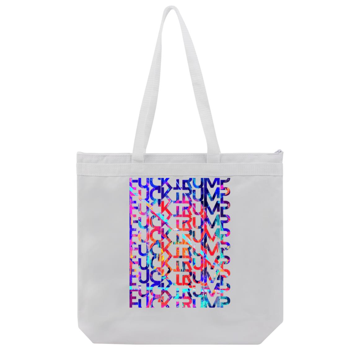 Gavin Scott FUCK TRUMP Double Sided Liberty Bags Melody Large Tote