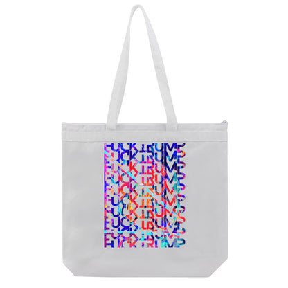 Gavin Scott FUCKTRUMP Double Sided Liberty Bags Melody Large Tote
