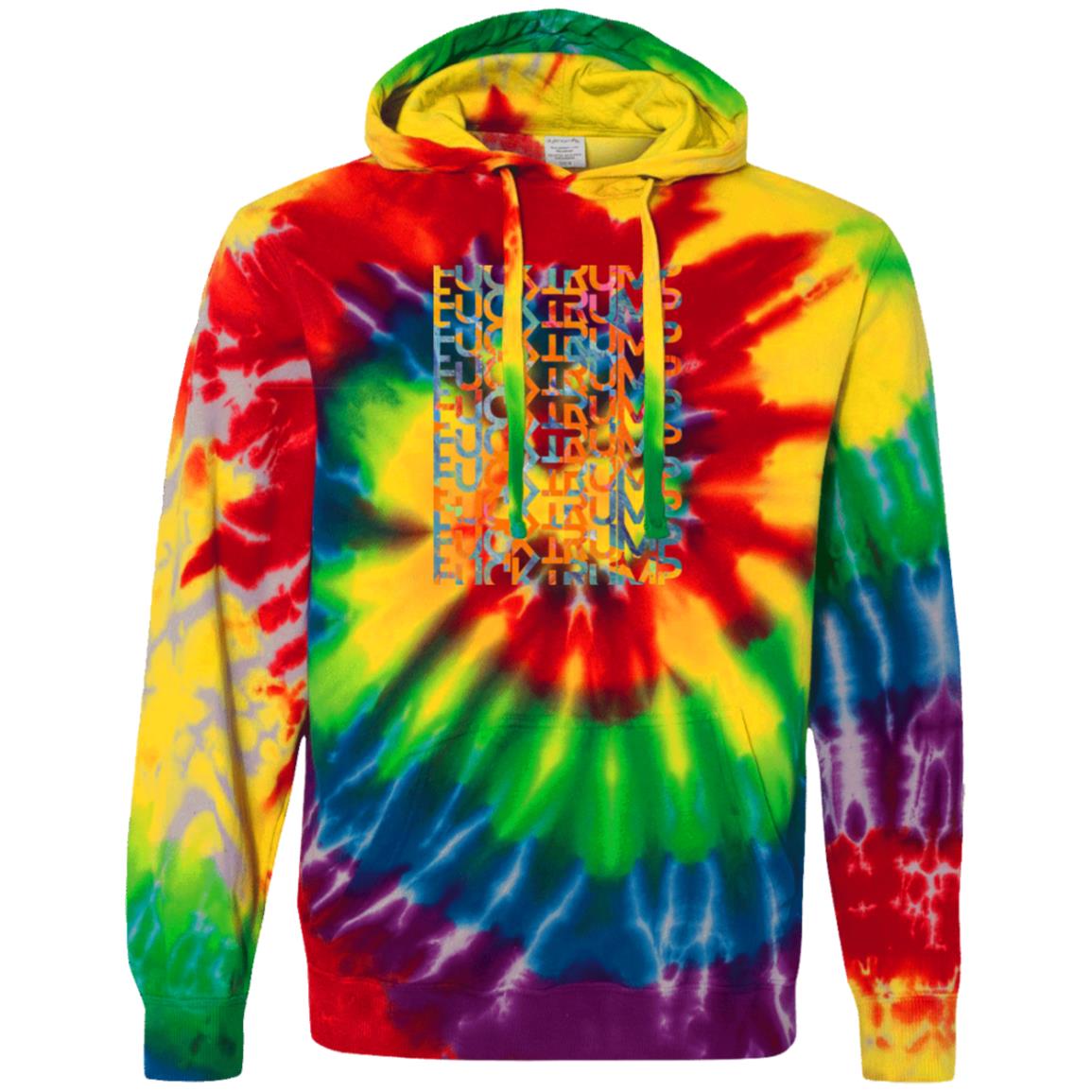 Gavin Scott FUCK TRUMP Tie-Dyed Pullover Hoodie (Genderless S-3XL)