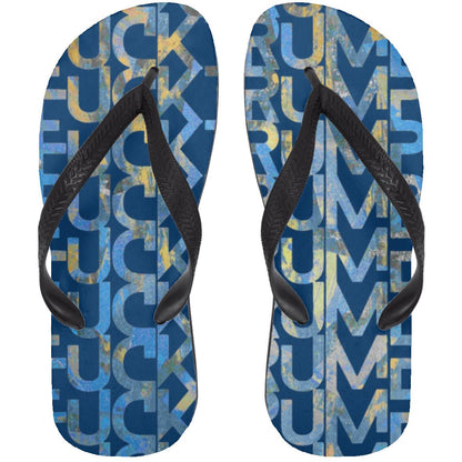 Gavin Scott FUCKTRUMP Adult Flip Flops