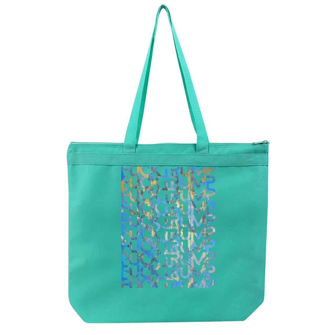 Gavin Scott FUCK TRUMP Double Sided Liberty Bags Melody Large Tote