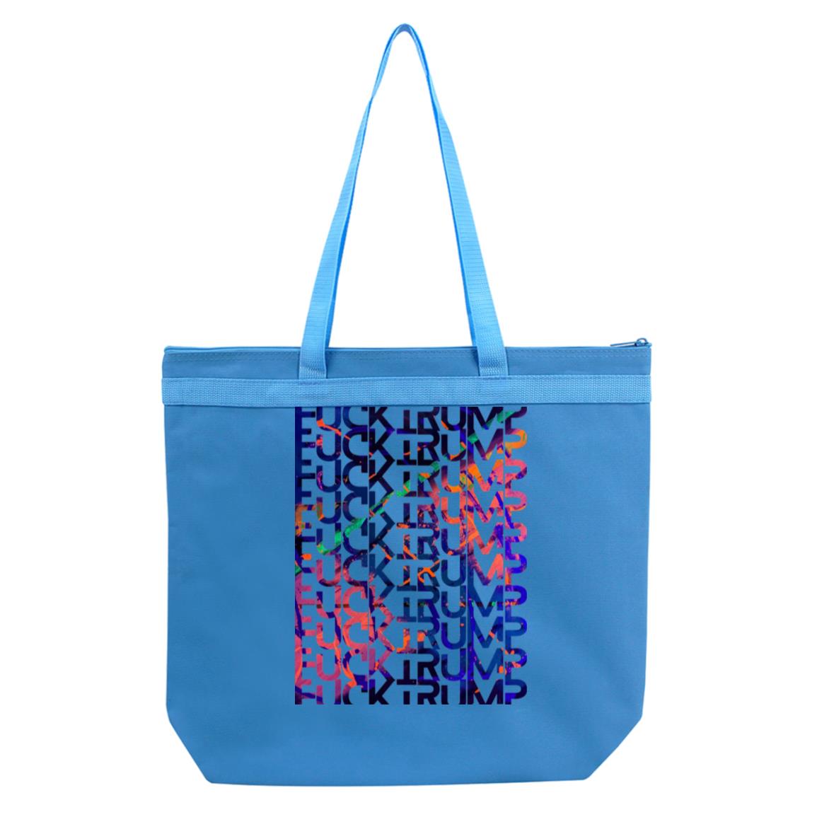 Gavin Scott FUCK TRUMP Double Sided Liberty Bags Melody Large Tote