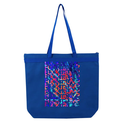 Gavin Scott FUCKTRUMP Double Sided Liberty Bags Melody Large Tote