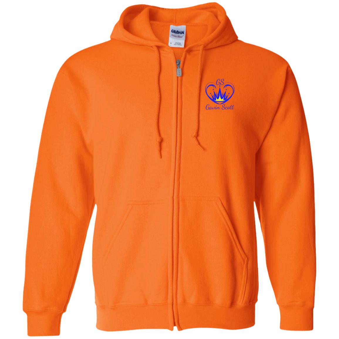 Gavin Scott "ONE NATION..." Zip Up Hooded Sweatshirt (Genderless S-5XL)