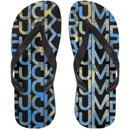 Gavin Scott FUCKTRUMP Adult Flip Flops