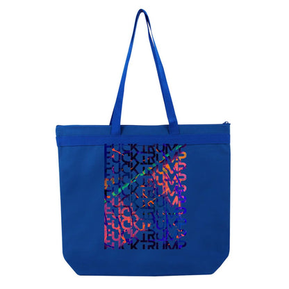 Gavin Scott FUCKTRUMP Double Sided Liberty Bags Melody Large Tote