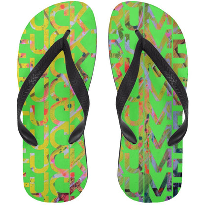 Gavin Scott FUCKTRUMP Adult Flip Flops