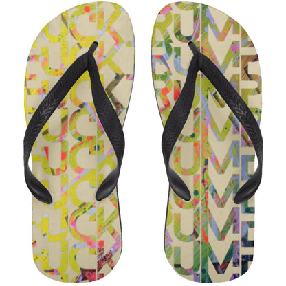 Gavin Scott FUCKTRUMP Adult Flip Flops