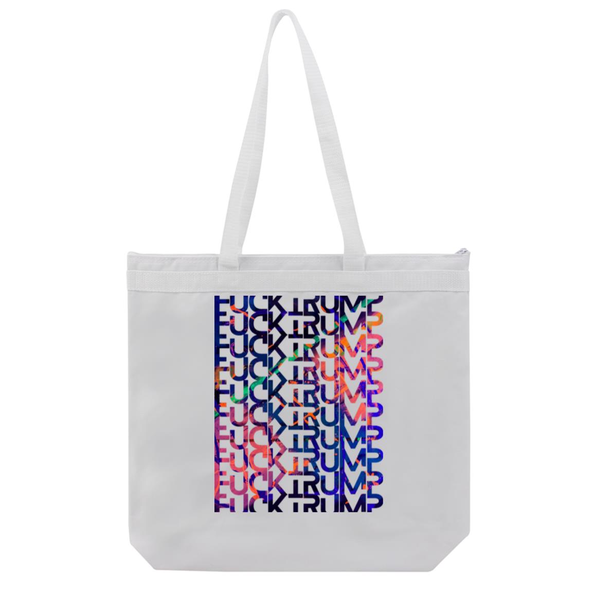 Gavin Scott FUCK TRUMP Double Sided Liberty Bags Melody Large Tote