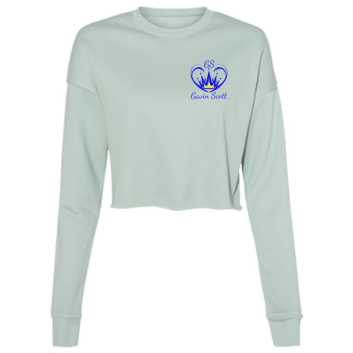 Gavin Scott "ONE NATION..." Cropped Fleece Crew (Femme S-2XL)