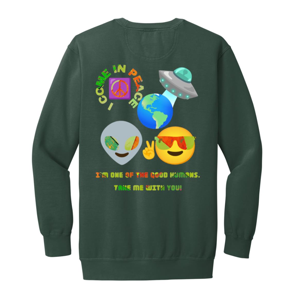 Gavin Scott I COME IN PEACE Sweatshirt (Masc