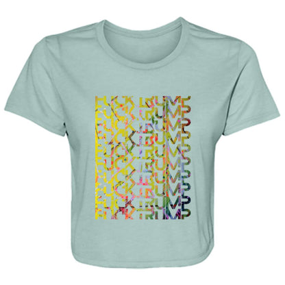 Gavin Scott FUCKTRUMP Flowy Cropped Tee (Femme S-2XL)