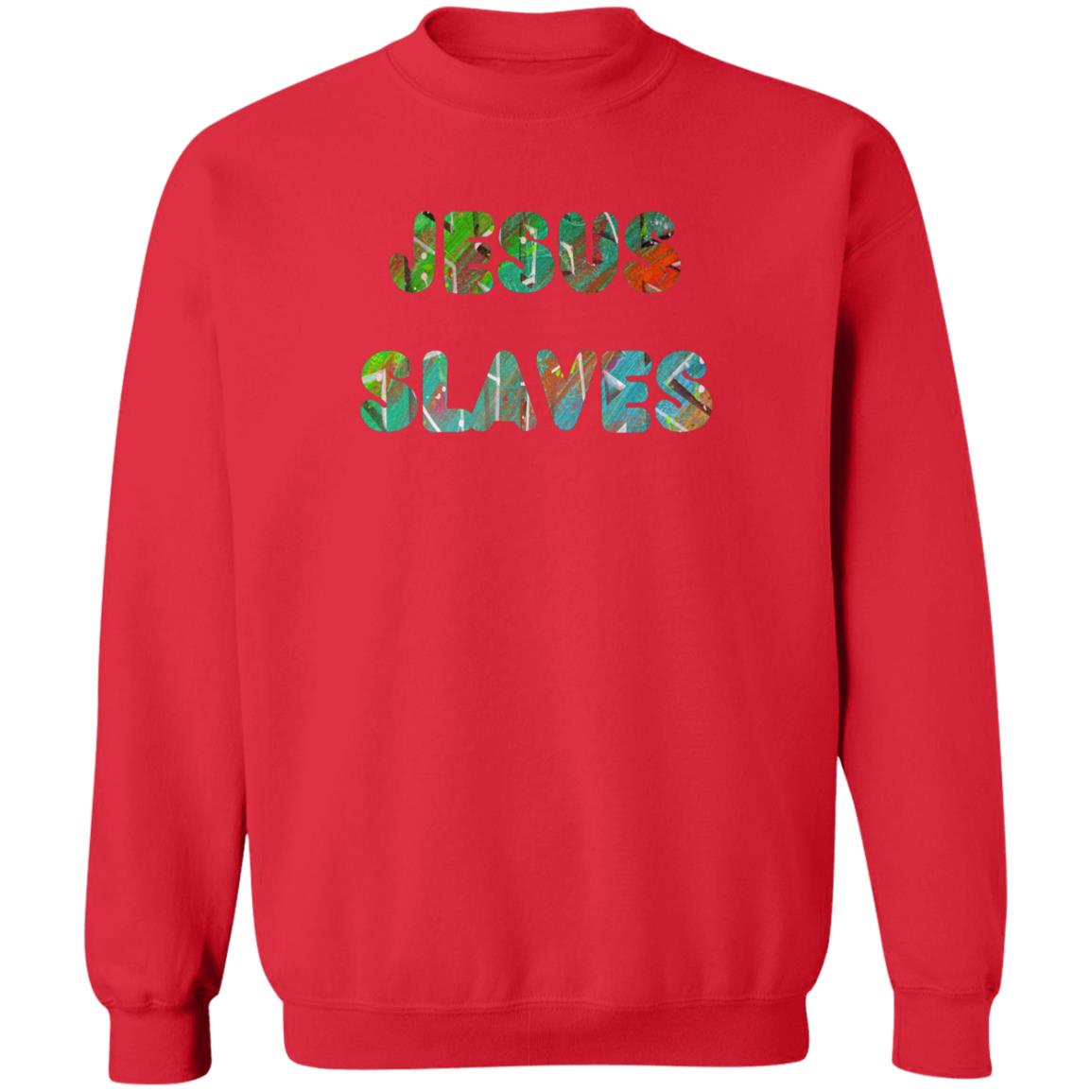 Gavin Scott JESUS SLAVES Pullover Crewneck Sweatshirt (Masc S-3XL)