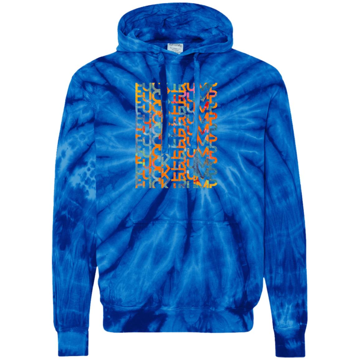 Gavin Scott FUCK TRUMP Tie-Dyed Pullover Hoodie (Genderless S-3XL)