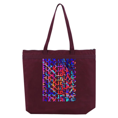 Gavin Scott FUCKTRUMP Double Sided Liberty Bags Melody Large Tote