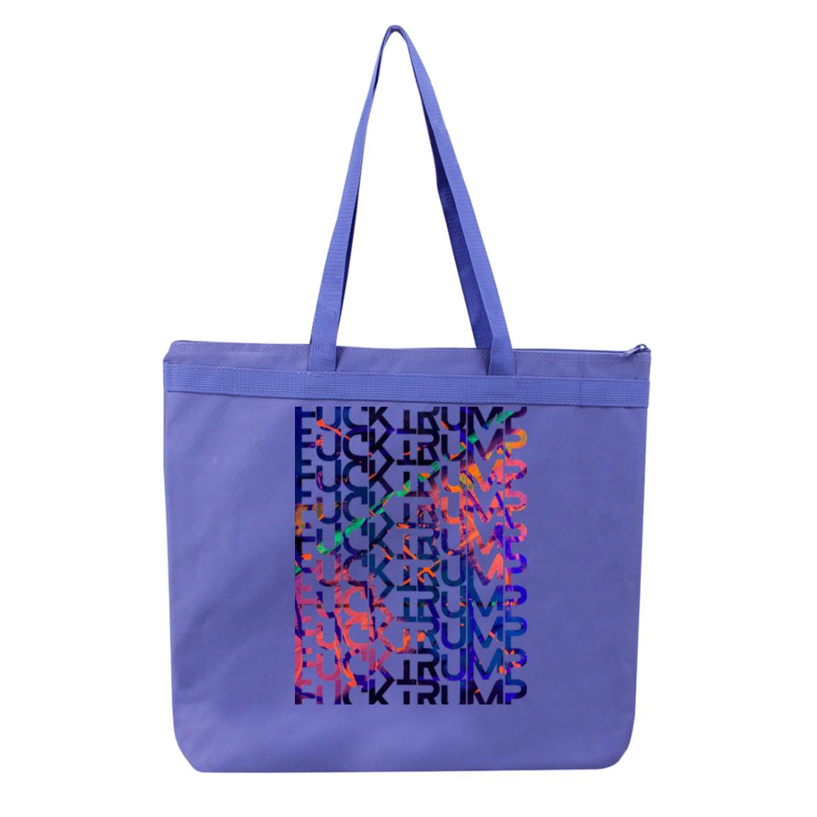 Gavin Scott FUCK TRUMP Double Sided Liberty Bags Melody Large Tote