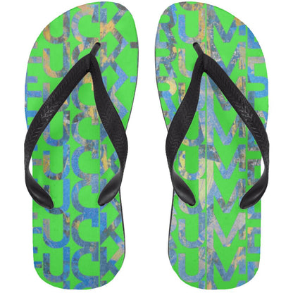 Gavin Scott FUCKTRUMP Adult Flip Flops