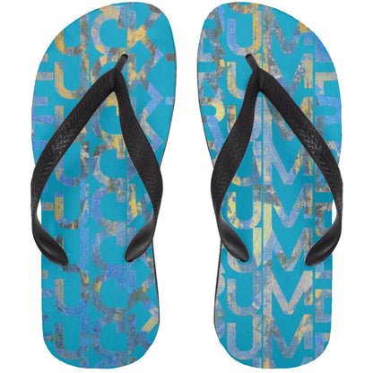 Gavin Scott FUCKTRUMP Adult Flip Flops