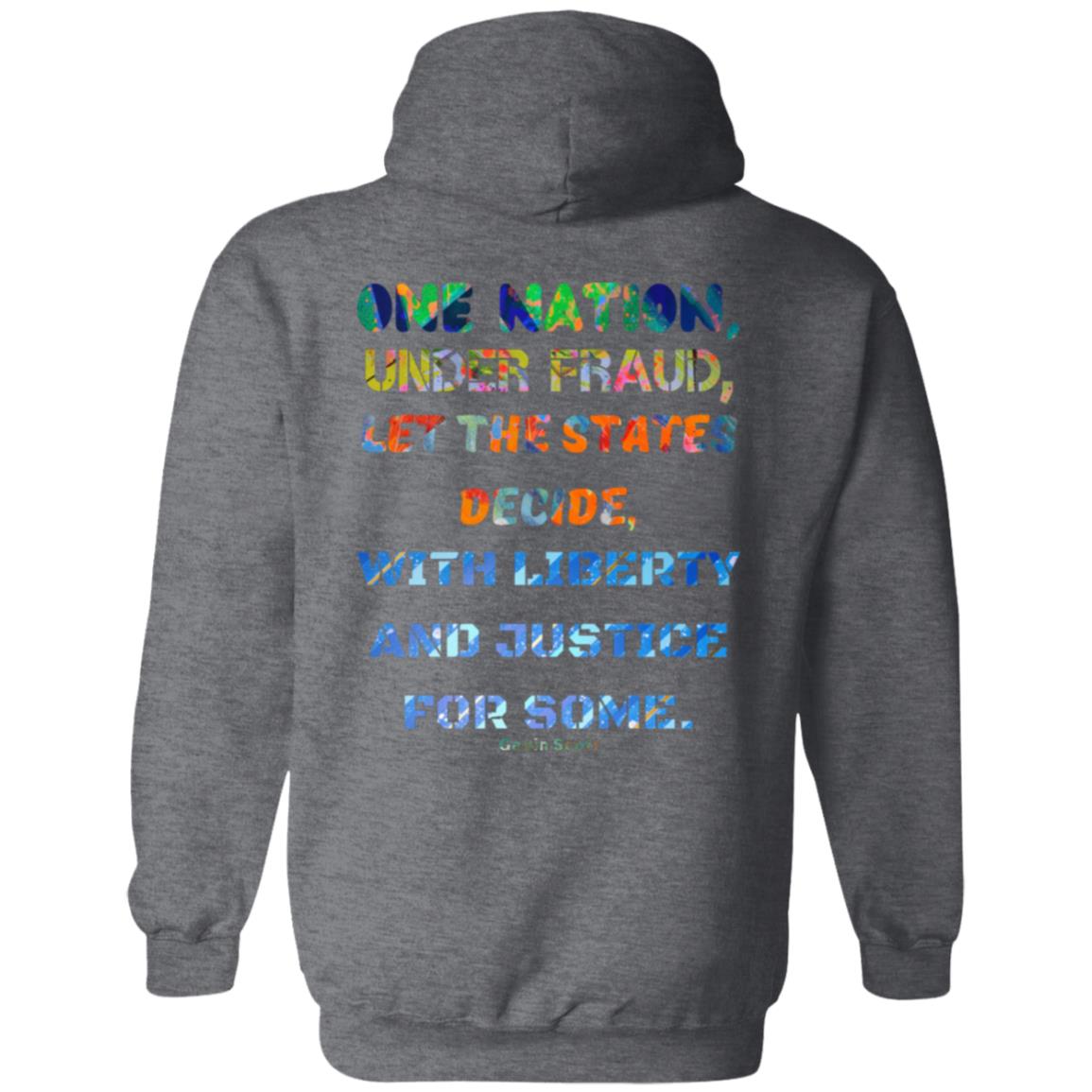 Gavin Scott "ONE NATION..." Zip Up Hooded Sweatshirt (Genderless S-5XL)