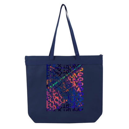 Gavin Scott FUCKTRUMP Double Sided Liberty Bags Melody Large Tote