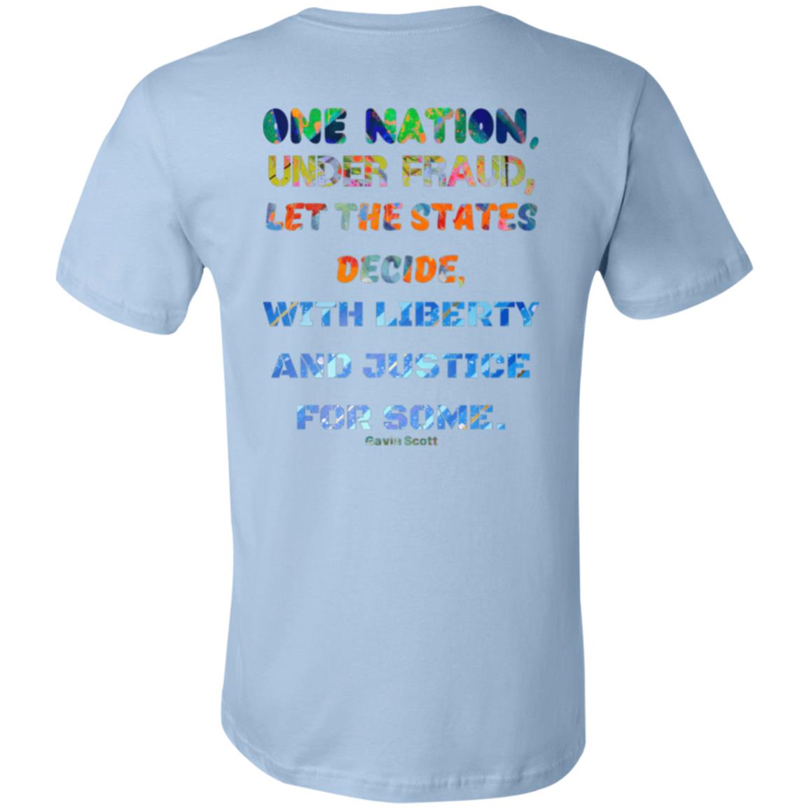 Gavin Scott "ONE NATION..." Jersey Short-Sleeve Tee (Genderless XS-4XL)