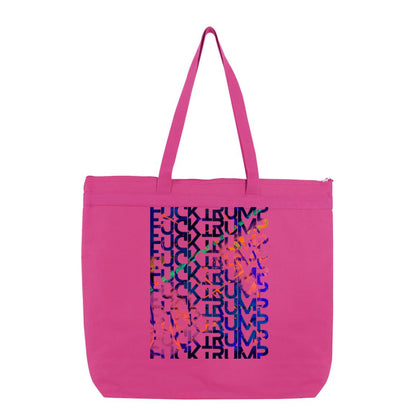 Gavin Scott FUCKTRUMP Double Sided Liberty Bags Melody Large Tote