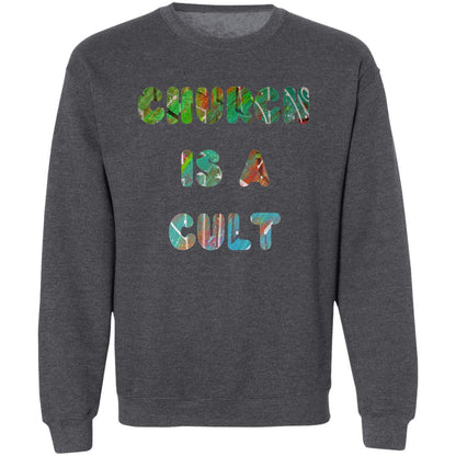 Gavin Scott CHURCH IS A CULT Pullover Crewneck Sweatshirt (Masc S-3XL)