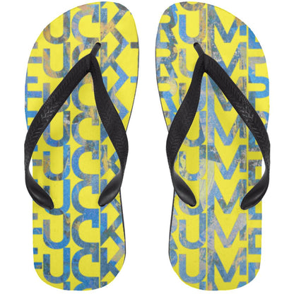 Gavin Scott FUCKTRUMP Adult Flip Flops