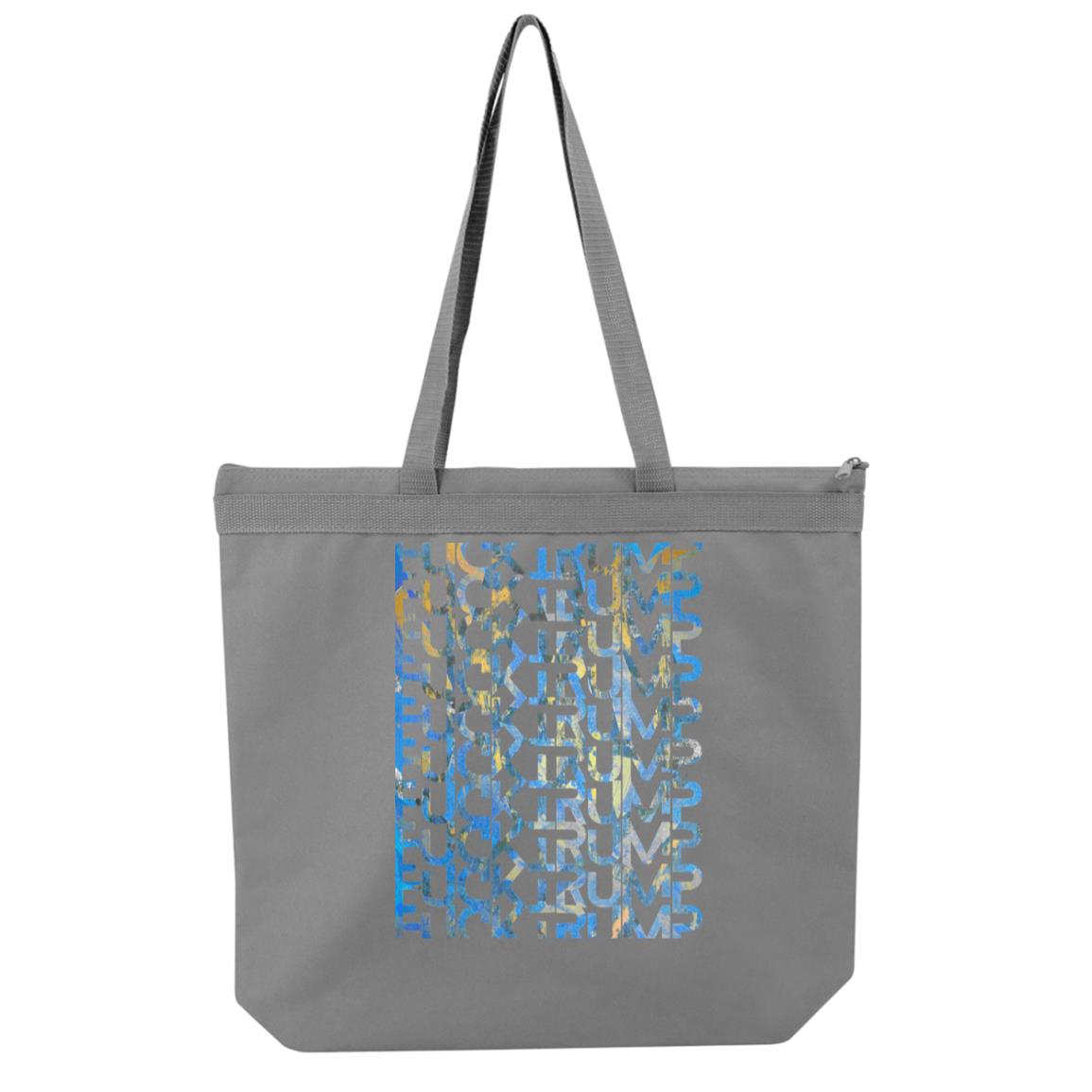 Gavin Scott FUCK TRUMP Double Sided Liberty Bags Melody Large Tote